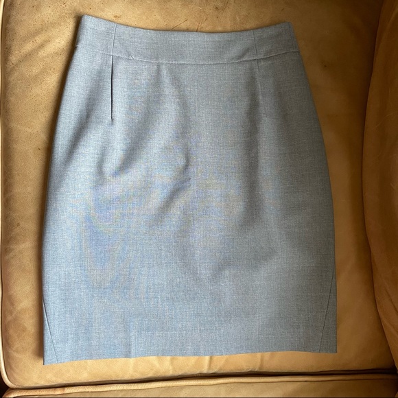 Theory classic skirt Devon’s stretch wool 00 grey - Picture 1 of 3